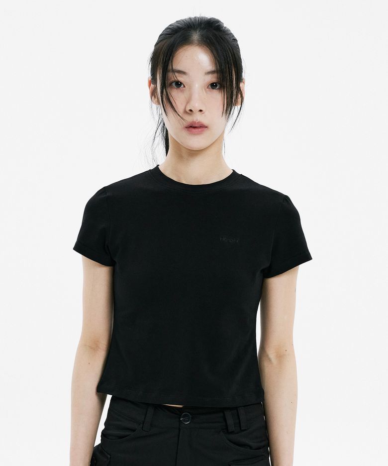 Hanahi crop top BLACK
