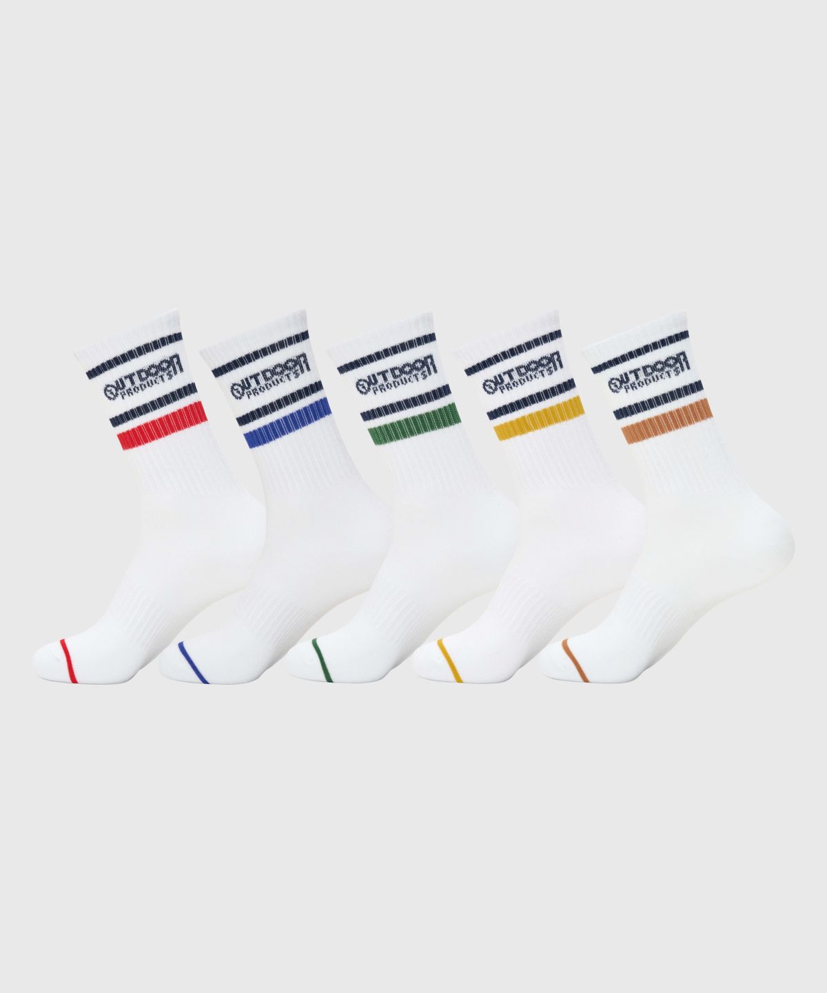 아웃도어 프로덕츠(OUTDOOR PRODUCTS) 레코드 크루 5족 (3colors)