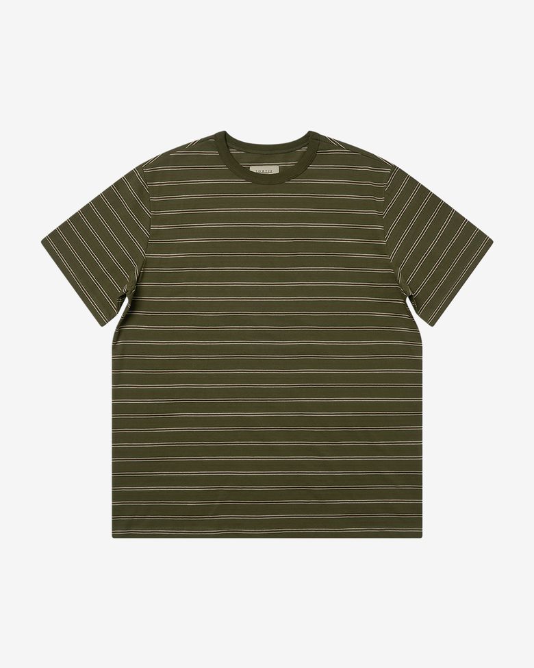 VTG Stripe T-Shirts (Khaki)