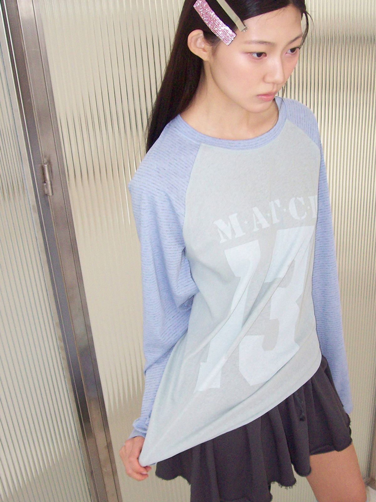 어펙션(AFFECTION) Match Raglan T-shirt (Mint)