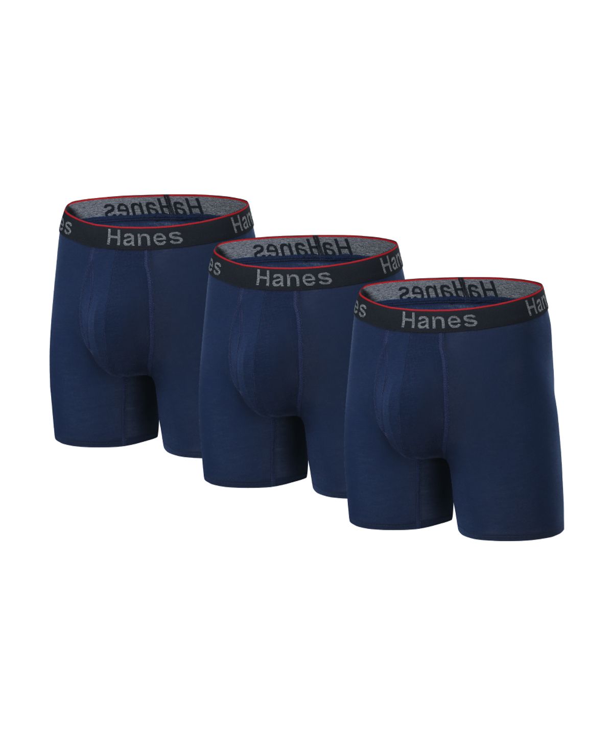 헤인즈(HANES) 토탈 서포트 파우치 박서 브리프 3팩 세트 A