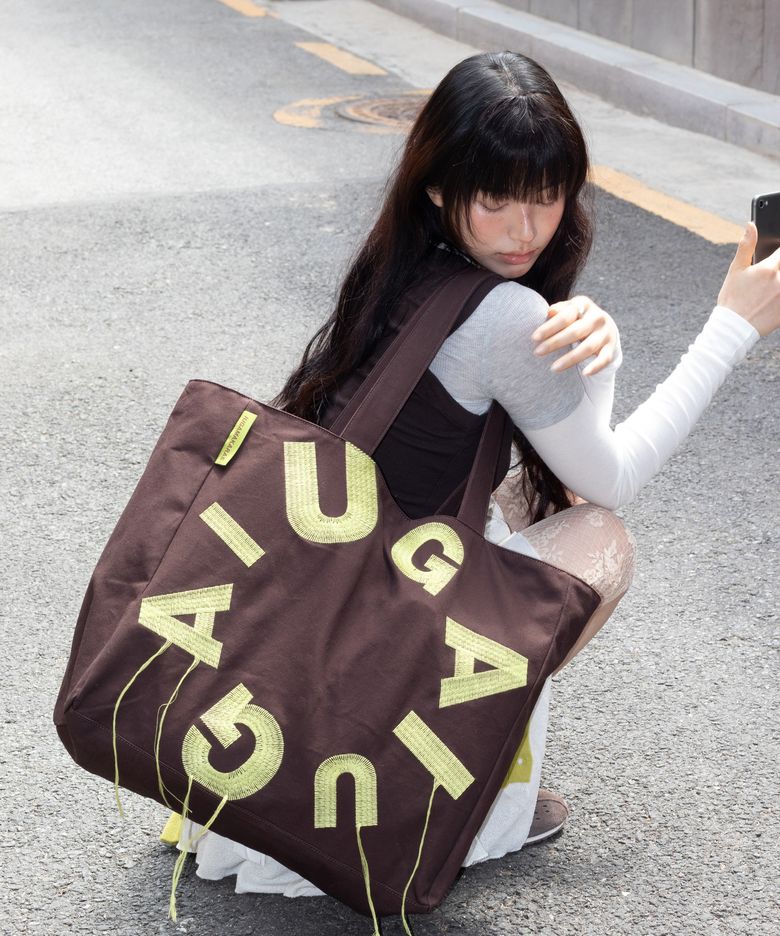 IUGA Big Shopper Bag (Brown)
