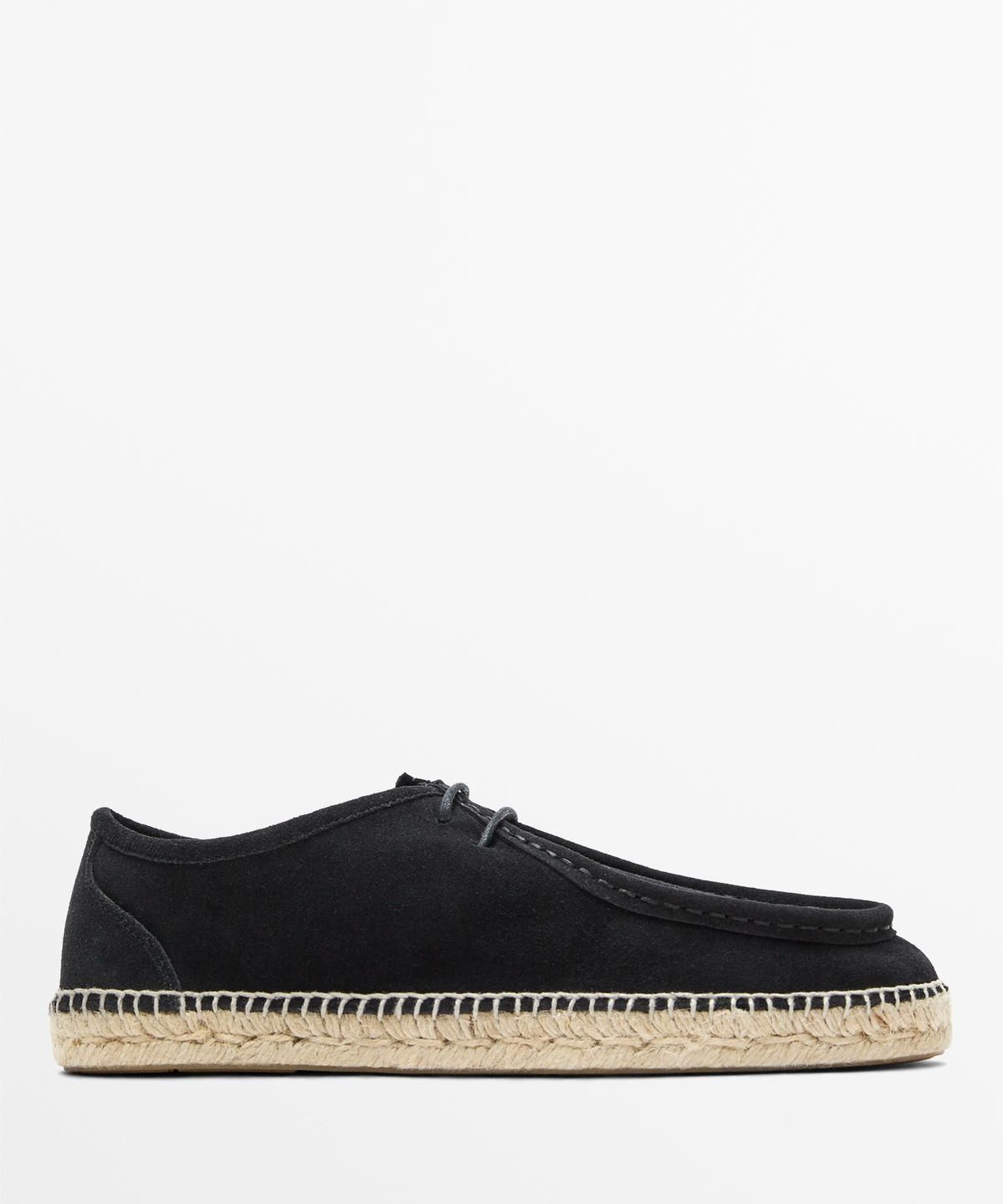 마시모두띠(MASSIMO DUTTI) 스플릿 스웨이드 스티치 디테일 주트 슈즈