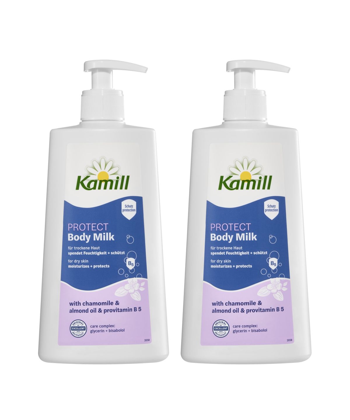 카밀(KAMILL) 바디밀크 프로텍트 500ml 2개