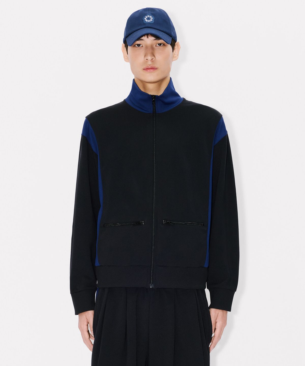 겐조(KENZO) 남성 보케 플라워 2.0 자수 트랙 자켓_K265AMU501BKX