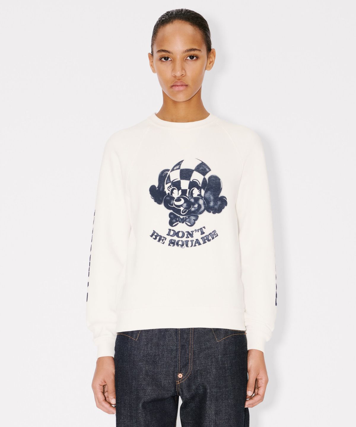 겐조(KENZO) 여성 겐조 카툰 클래식 스웻셔츠_K265AWWC02WHX