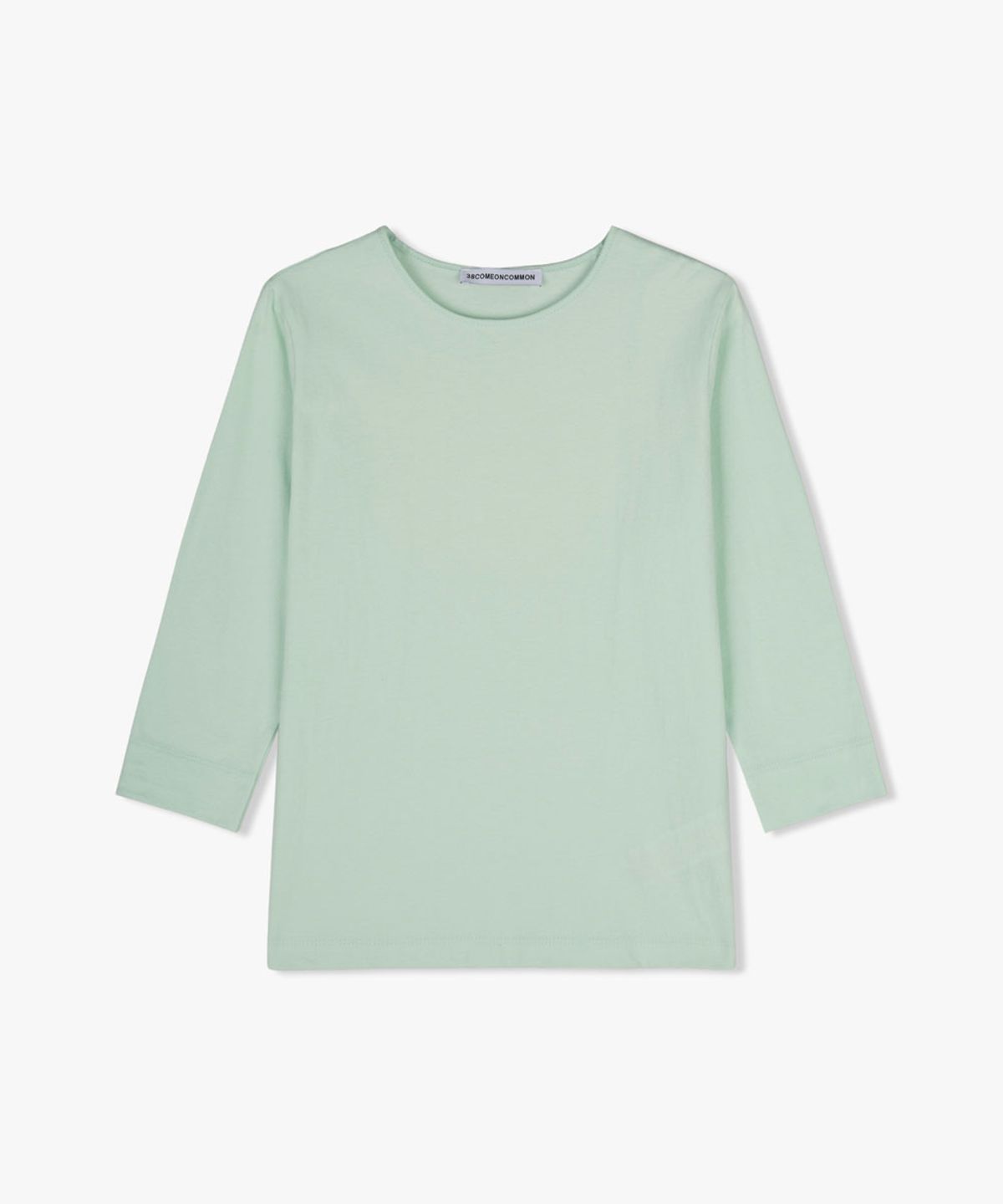 38컴온커먼(38COMEONCOMMON) Cotton 3/4 Sleeve T-Shirts (Mint)