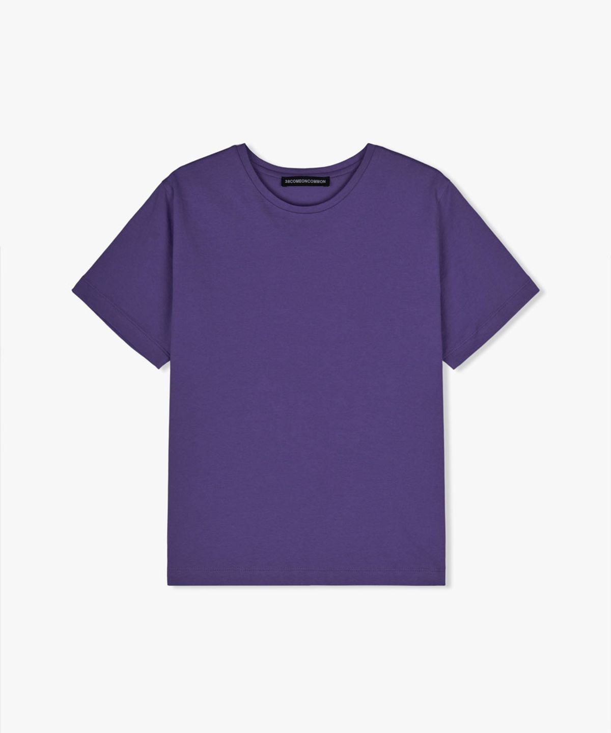 38컴온커먼(38COMEONCOMMON) Regular Light Cotton T-Shirts (Purple)