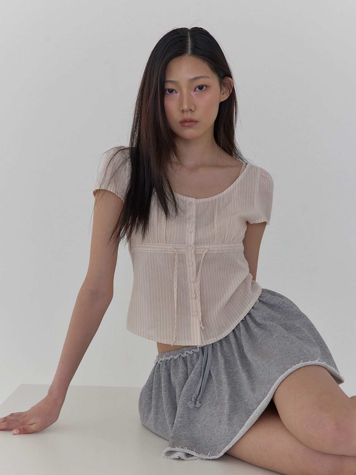 어펙션(AFFECTION) Ivy Blouse (Pink)