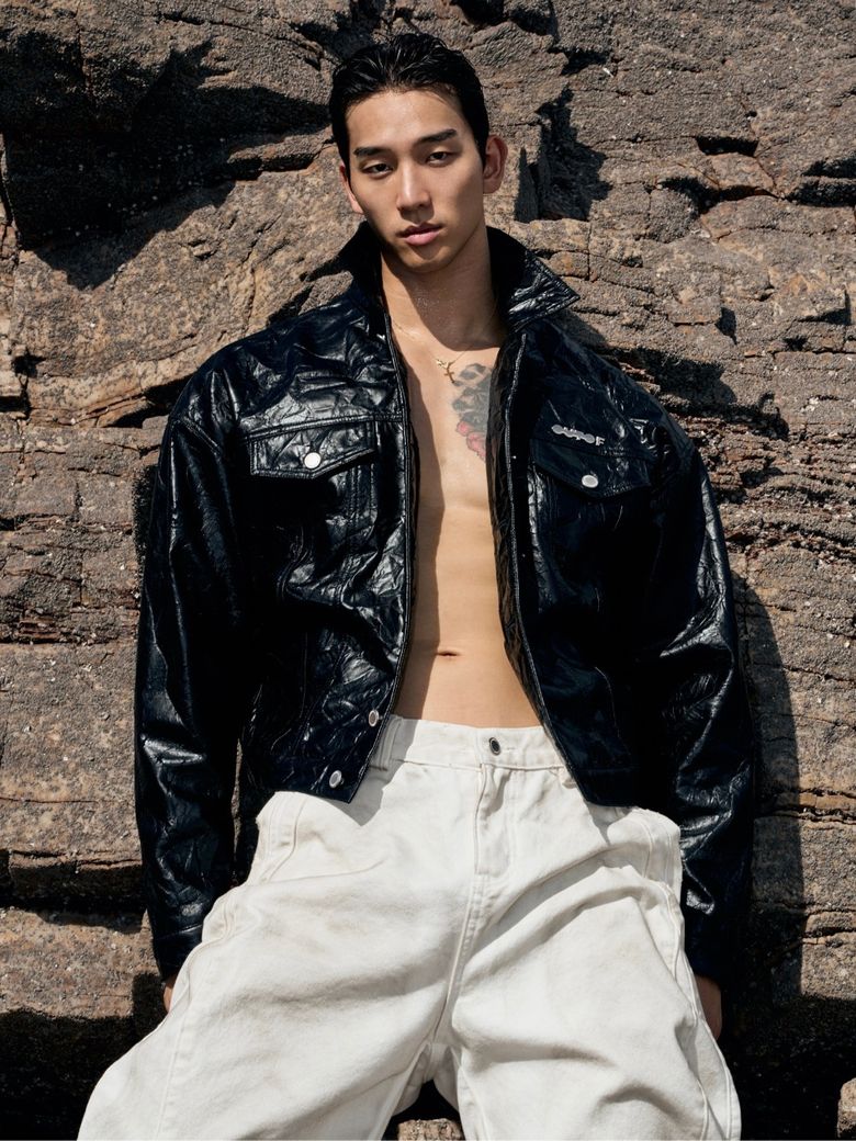 Distressed Leather Jacket
