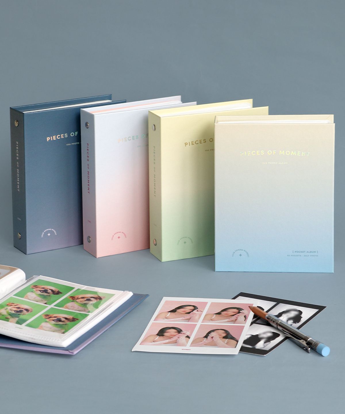 아이코닉(ICONIC) 모멘트 4X6 1단 포켓 사진앨범 80장 네컷 포토북