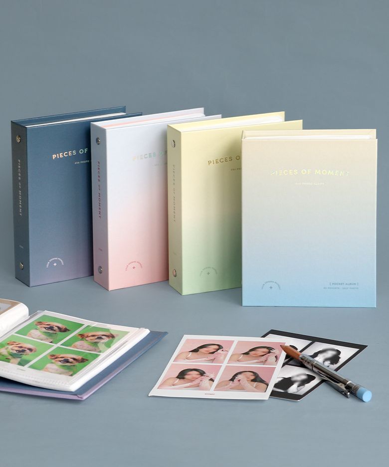 모멘트 4X6 1단 포켓 사진앨범 80장 네컷 포토북