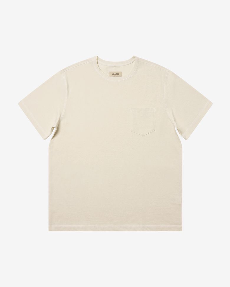 3N605 Poket T-Shirts (Ivory)