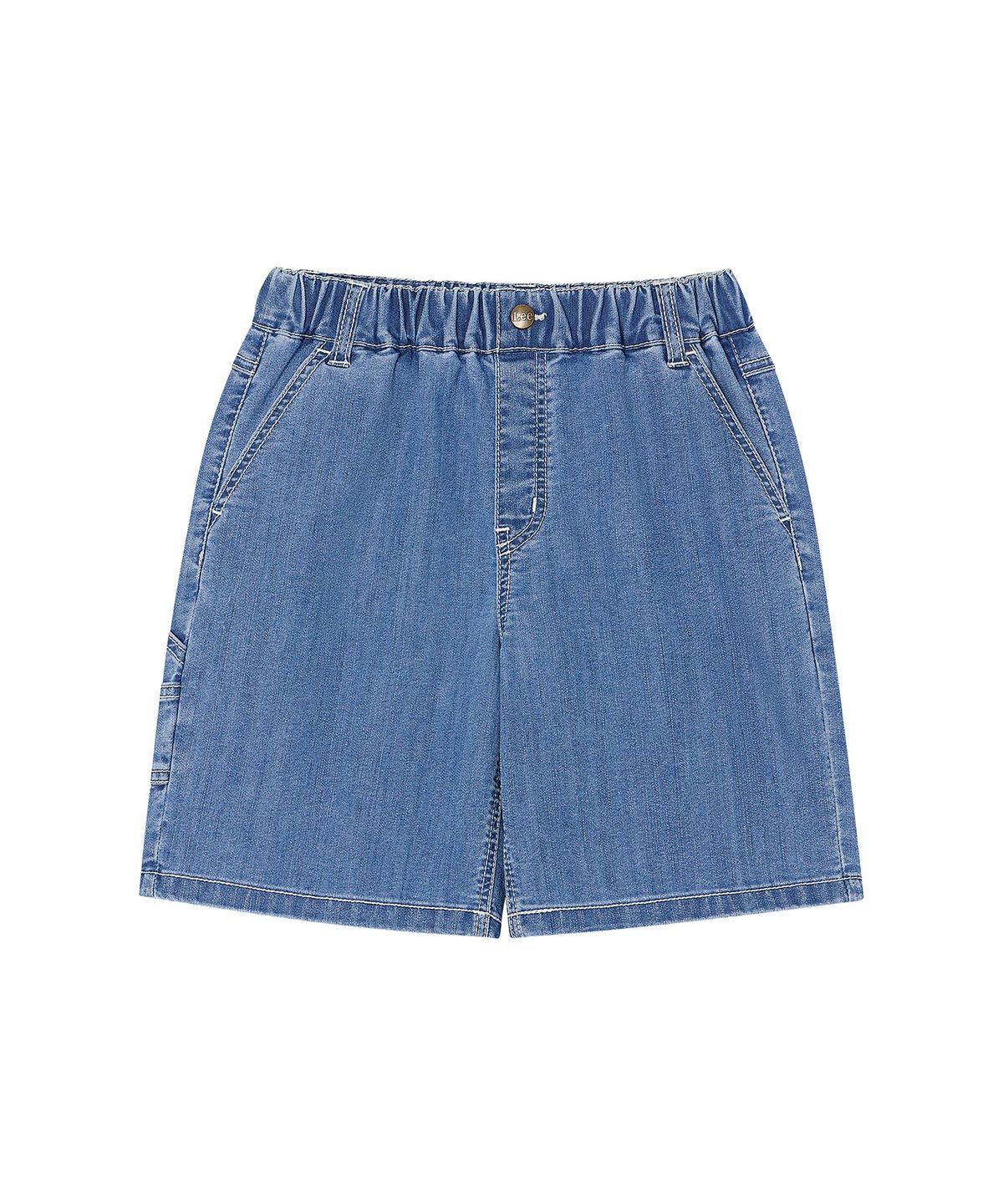 리 키즈(LEE KIDS) 스탠다드핏 4부 데님 팬츠 인디고미디움 LK2602IS05IM