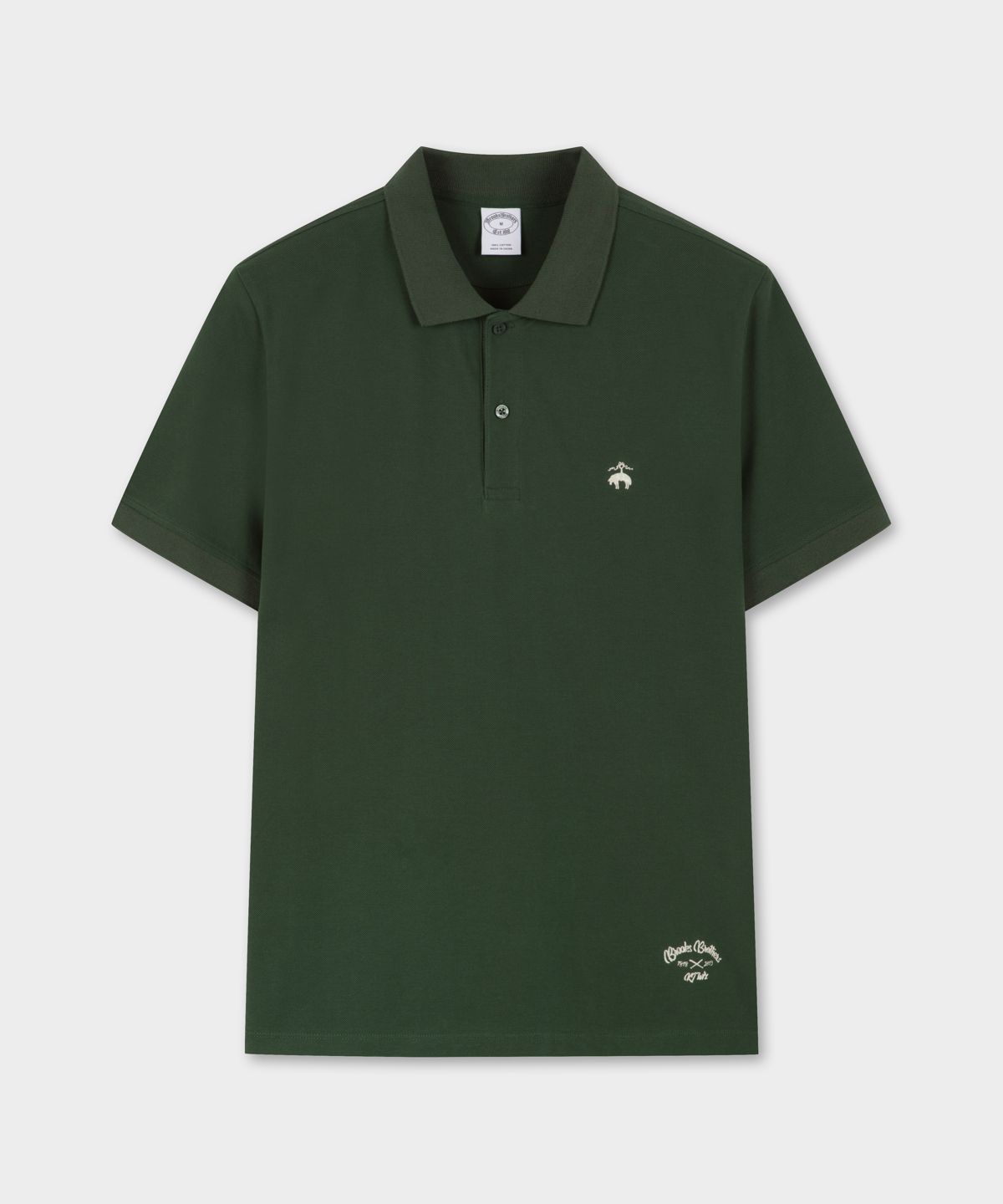 브룩스 브라더스(BROOKS BROTHERS) [BB x KT WIZ] 피케 티셔츠 (다크그린) (BBNTMOG291)