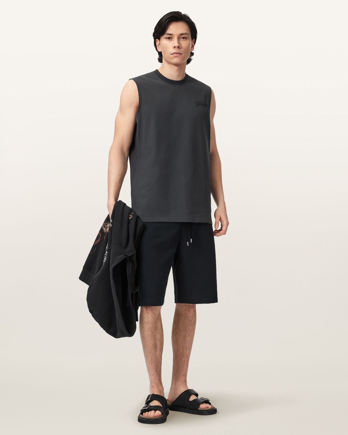 올세인츠(ALLSAINTS) 오디세이 슬리브리스 크루 M117PE-162