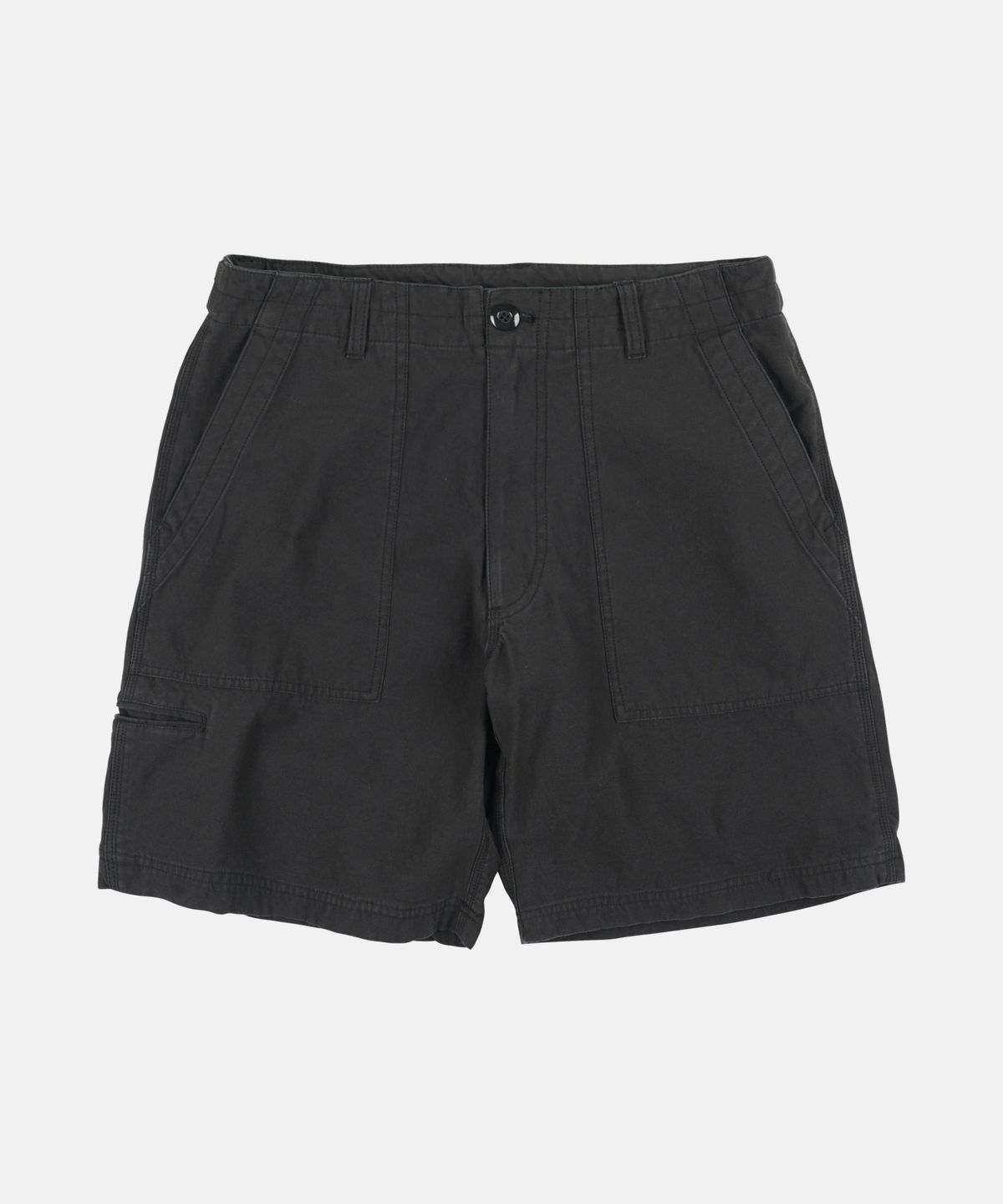 프리즘웍스(FRIZMWORKS) BACKSATIN ESSENTIAL FATIGUE SHORTS _ BLACK