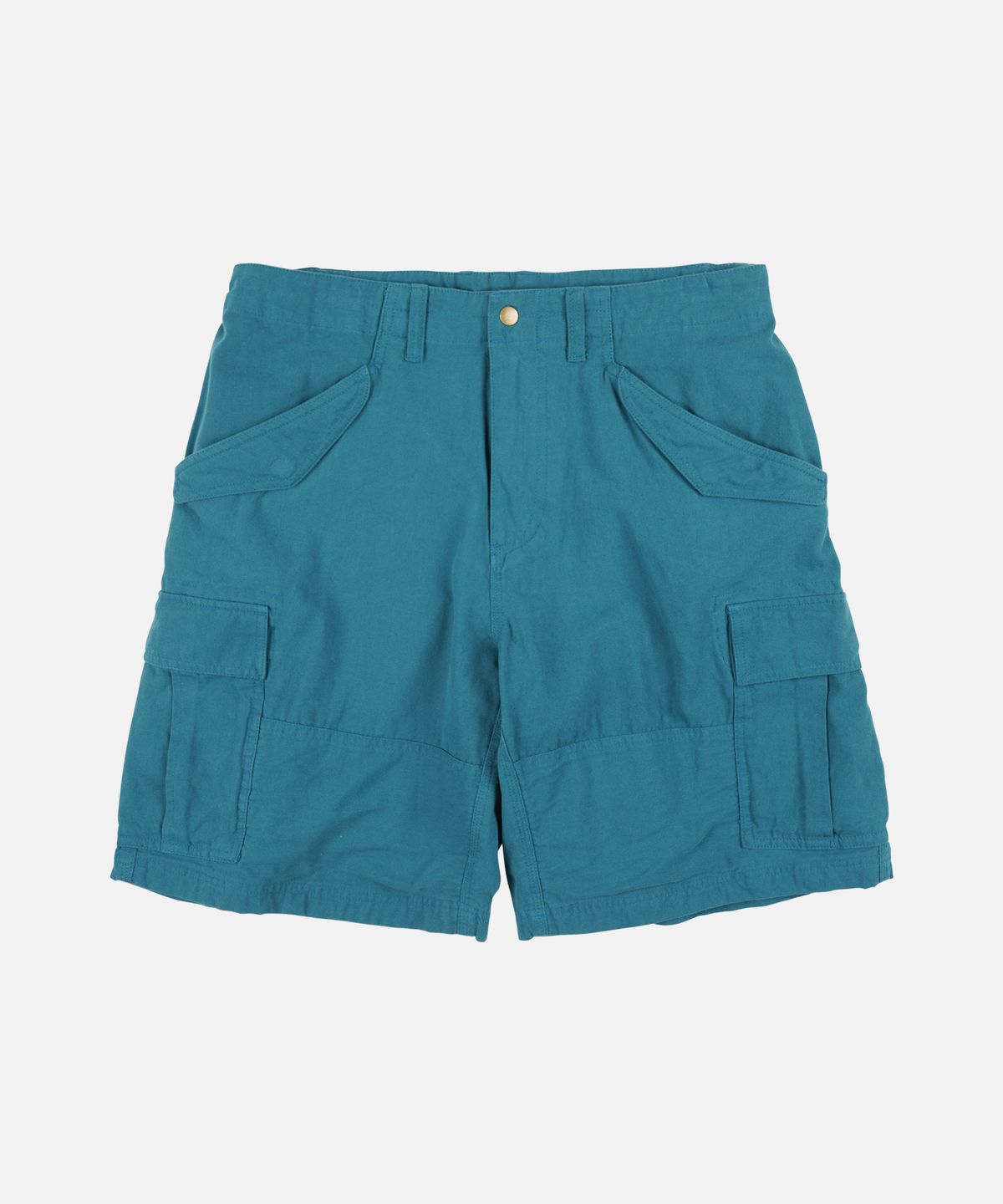 프리즘웍스(FRIZMWORKS) CANVAS ESSENTIAL CARGO SHORTS _ TEAL