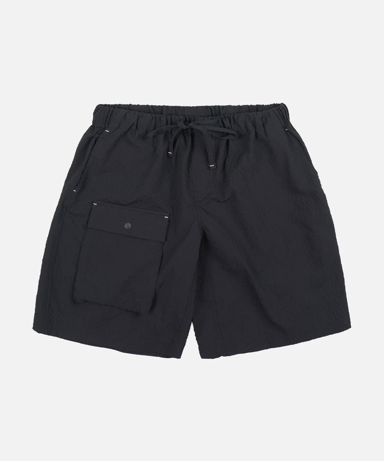 COMFORTABLE BANDING SHORTS _ BLACK
