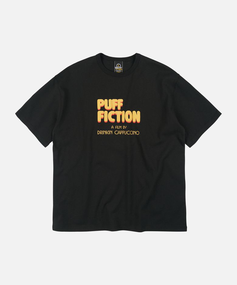 PUFF FICTION HALF TEE _ BLACK