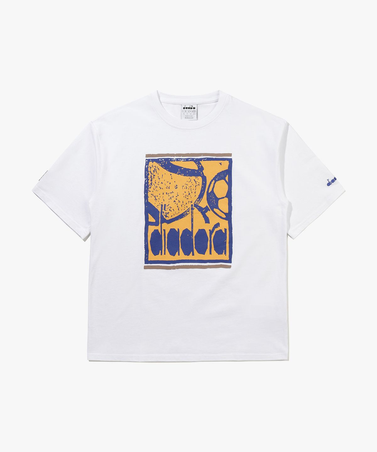 디아도라(diadora) 레거시 반팔 티셔츠 WHITE