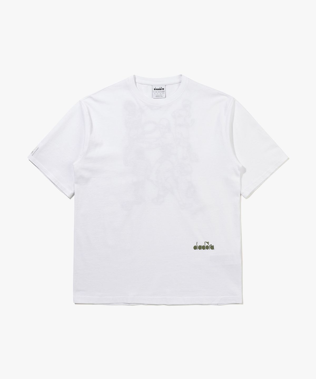 디아도라(diadora) 레거시 반팔 티셔츠 WHITE