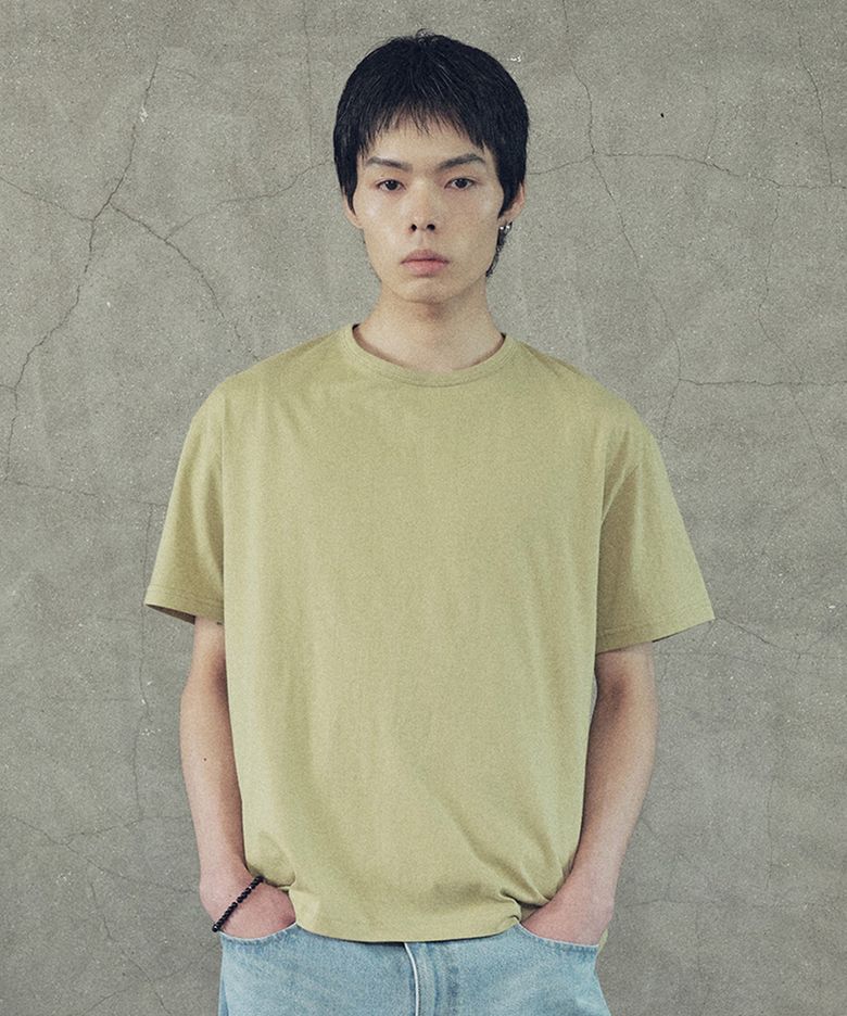 에센셜 스탠다드 컬러 반팔티 - 올리브