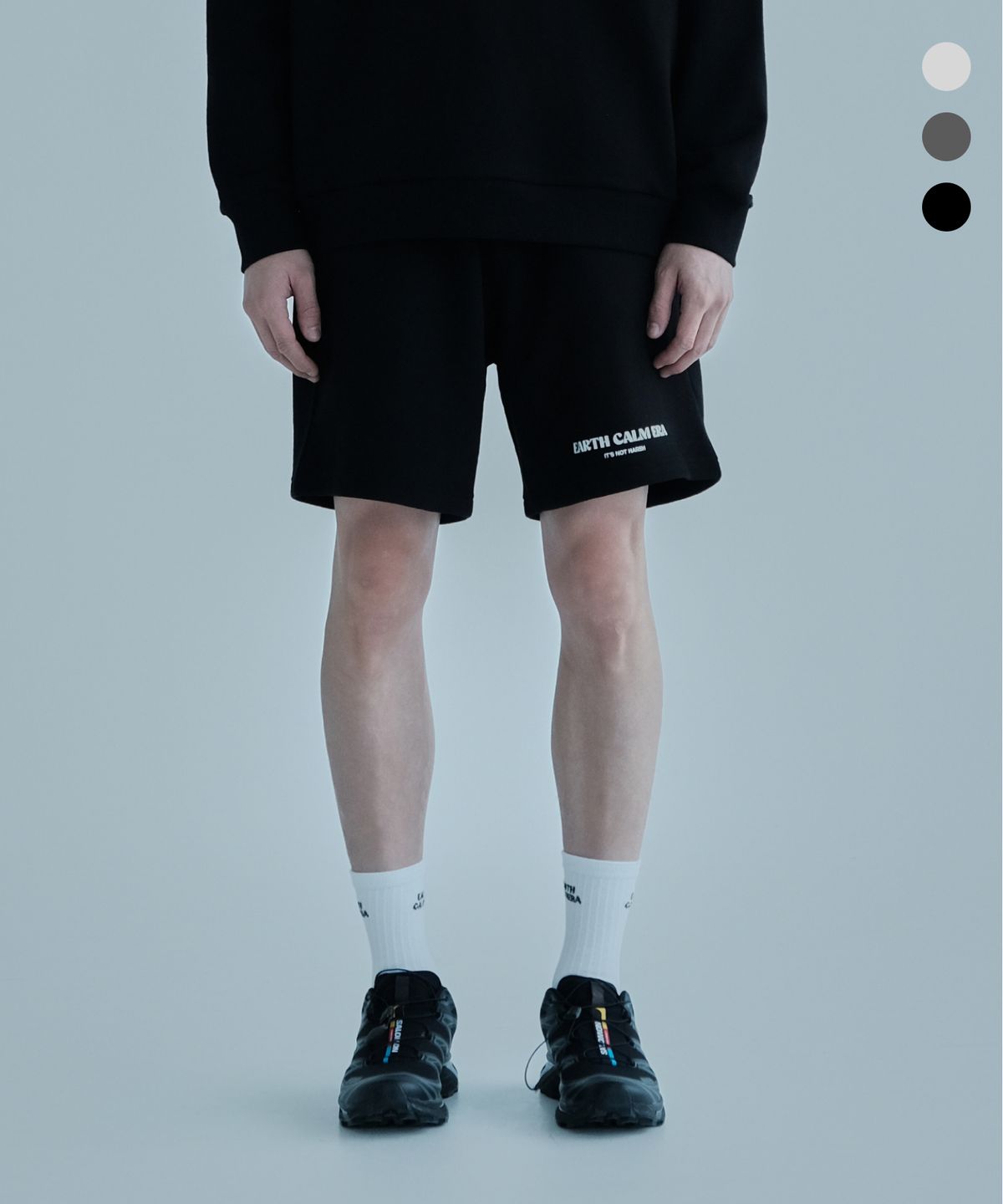 얼스캄에라(EARTH CALM ERA) 내추럴 데일리 스웨트 쇼츠_3컬러