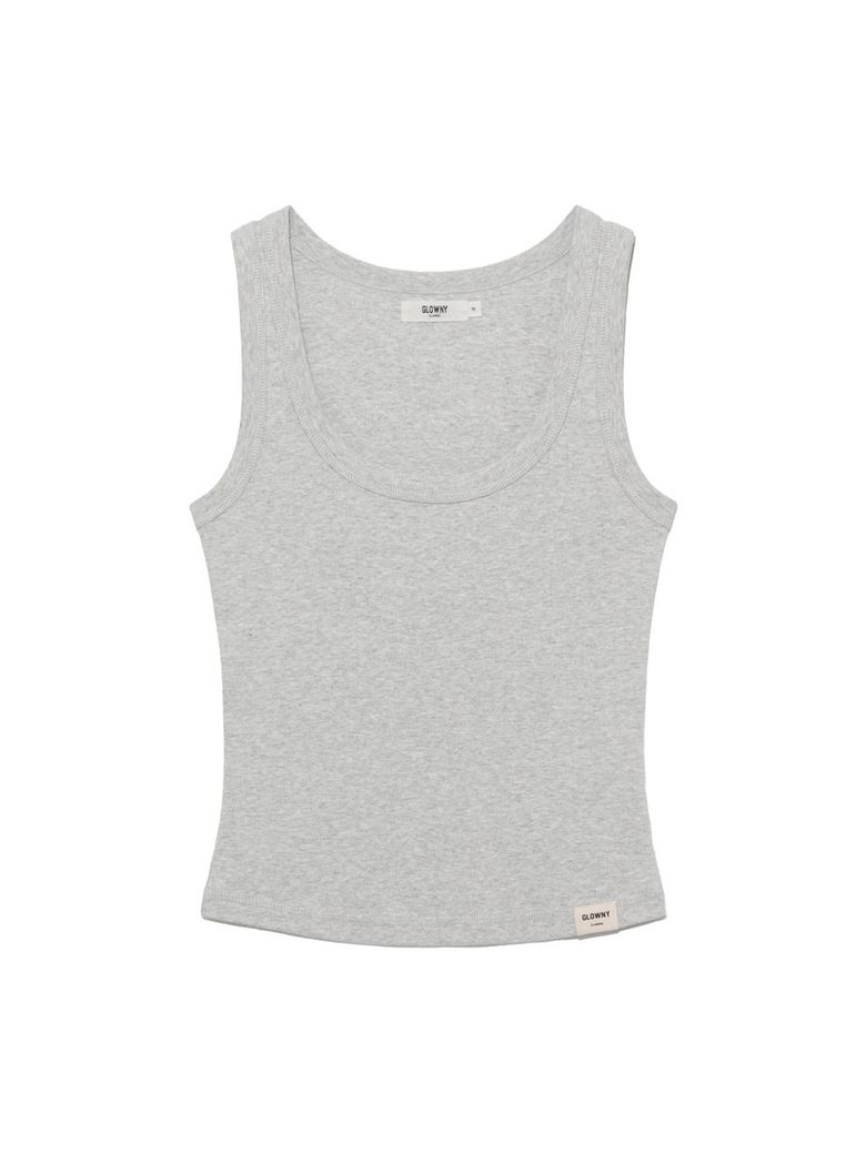 G CLASSIC SCOOP NECK SLEEVELESS (MELANGE GRAY)