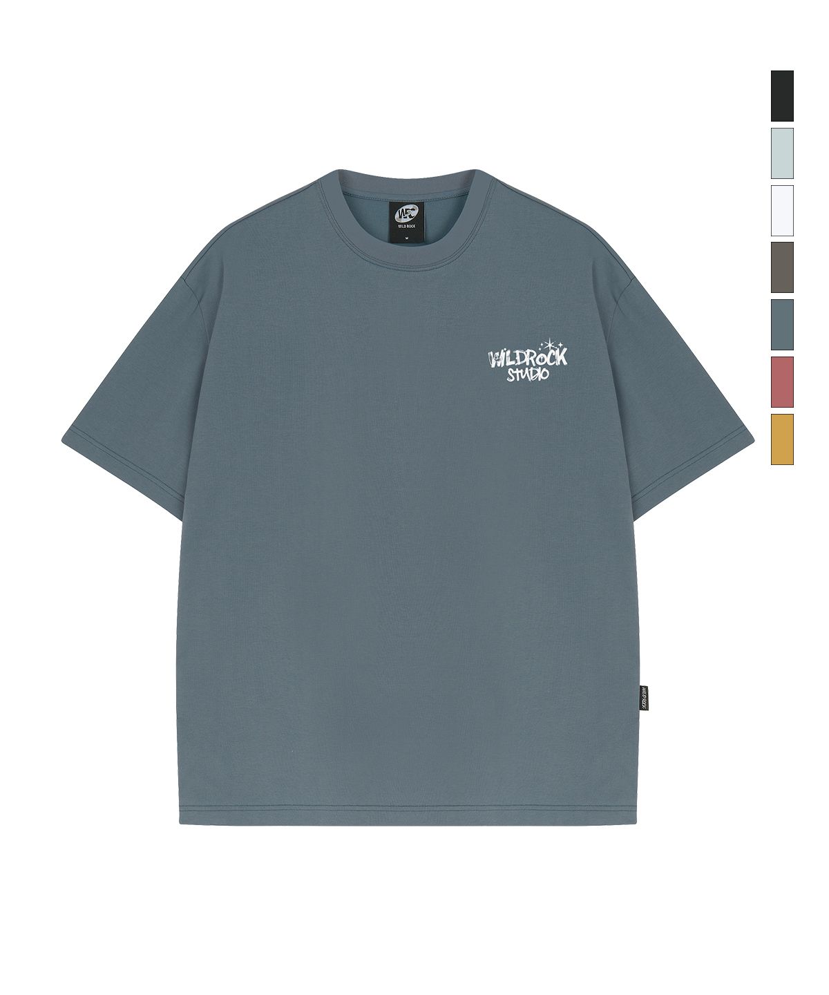 와일드락(WILDROCK) Street Mini Logo 쿨코튼 오버핏 반팔 티셔츠