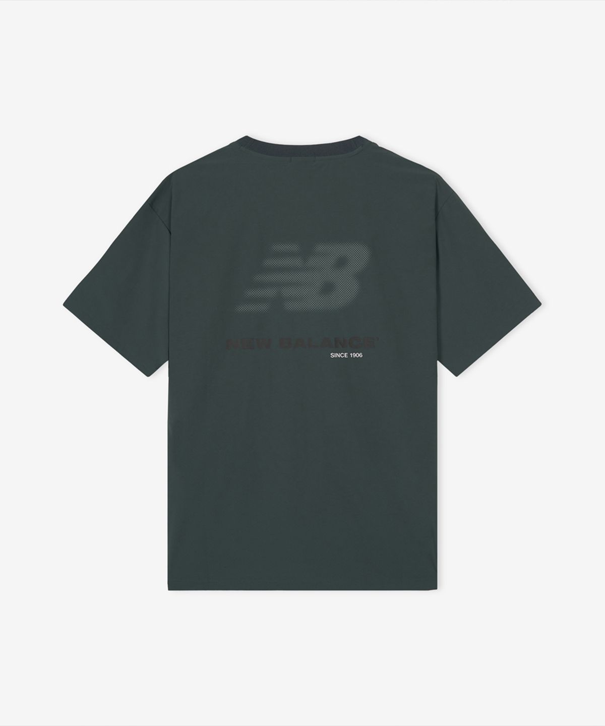 뉴발란스(NEW BALANCE) NBNEG31623 / UNI FROZEN ESSENTIAL 우븐 반팔티 (HUNTER)