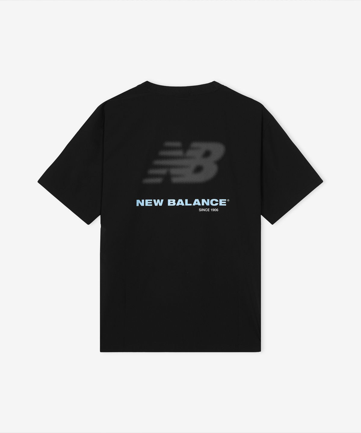 뉴발란스(NEW BALANCE) NBNEG31623 / UNI FROZEN ESSENTIAL 우븐 반팔티 (BLACK)