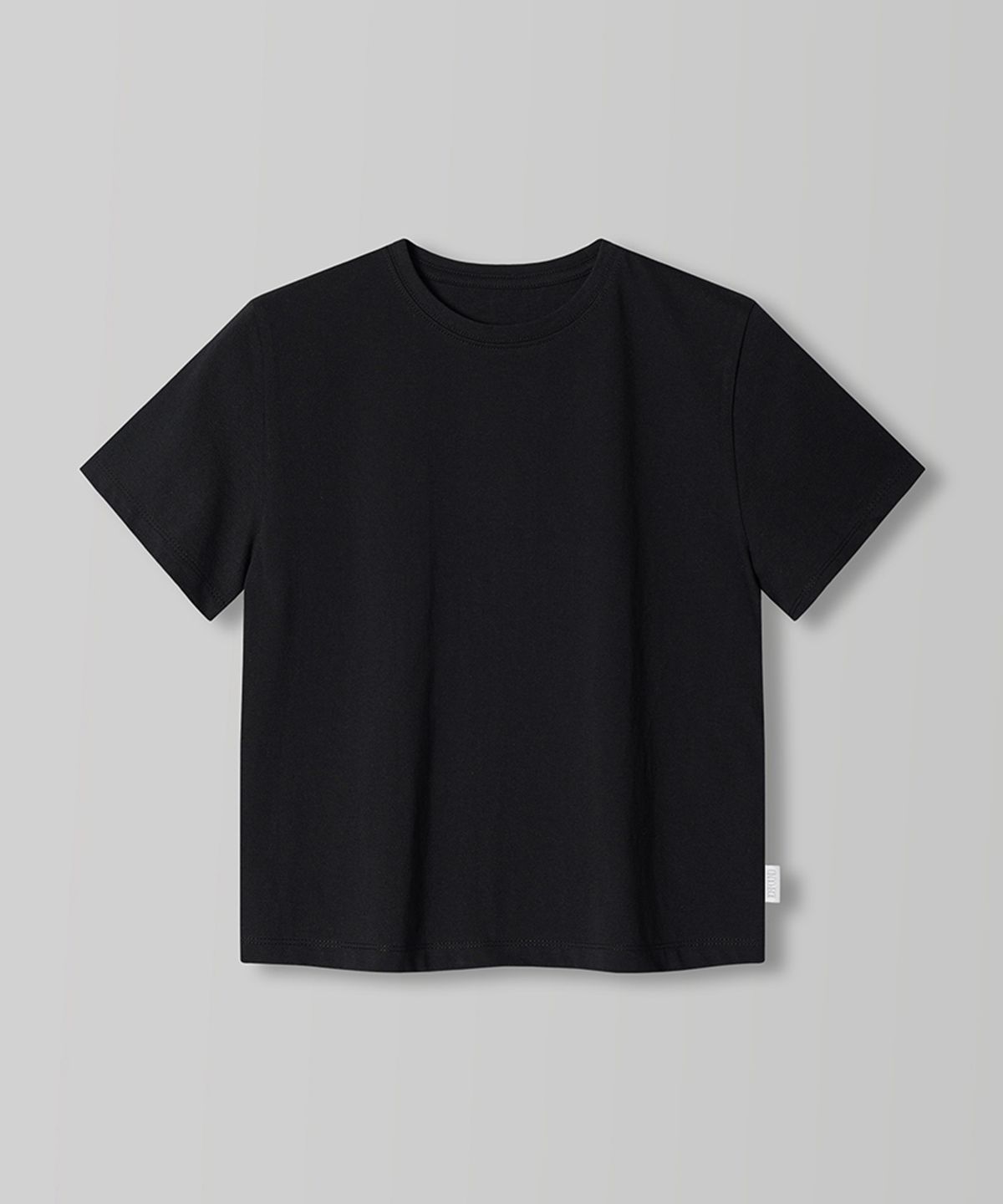108파운드(108POUND) Base Crop Tee_Black