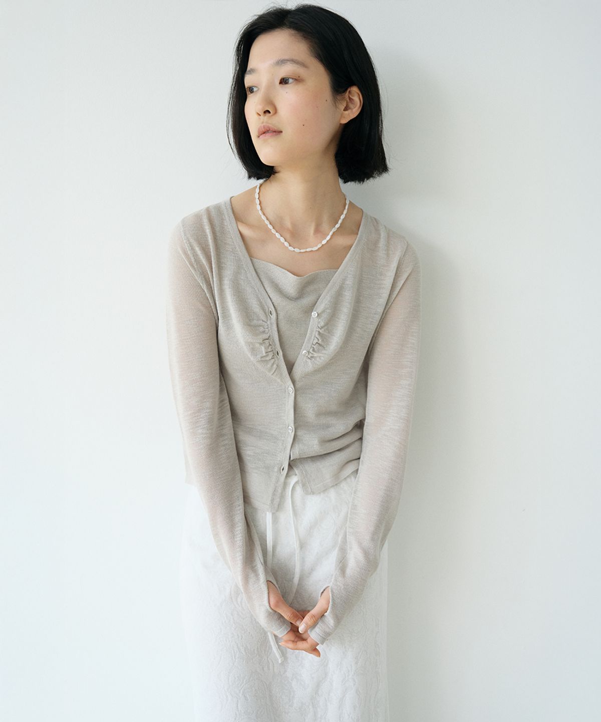로우타이드(LOW TIDE) SOFT SHELL NECKLACE [SILVER]