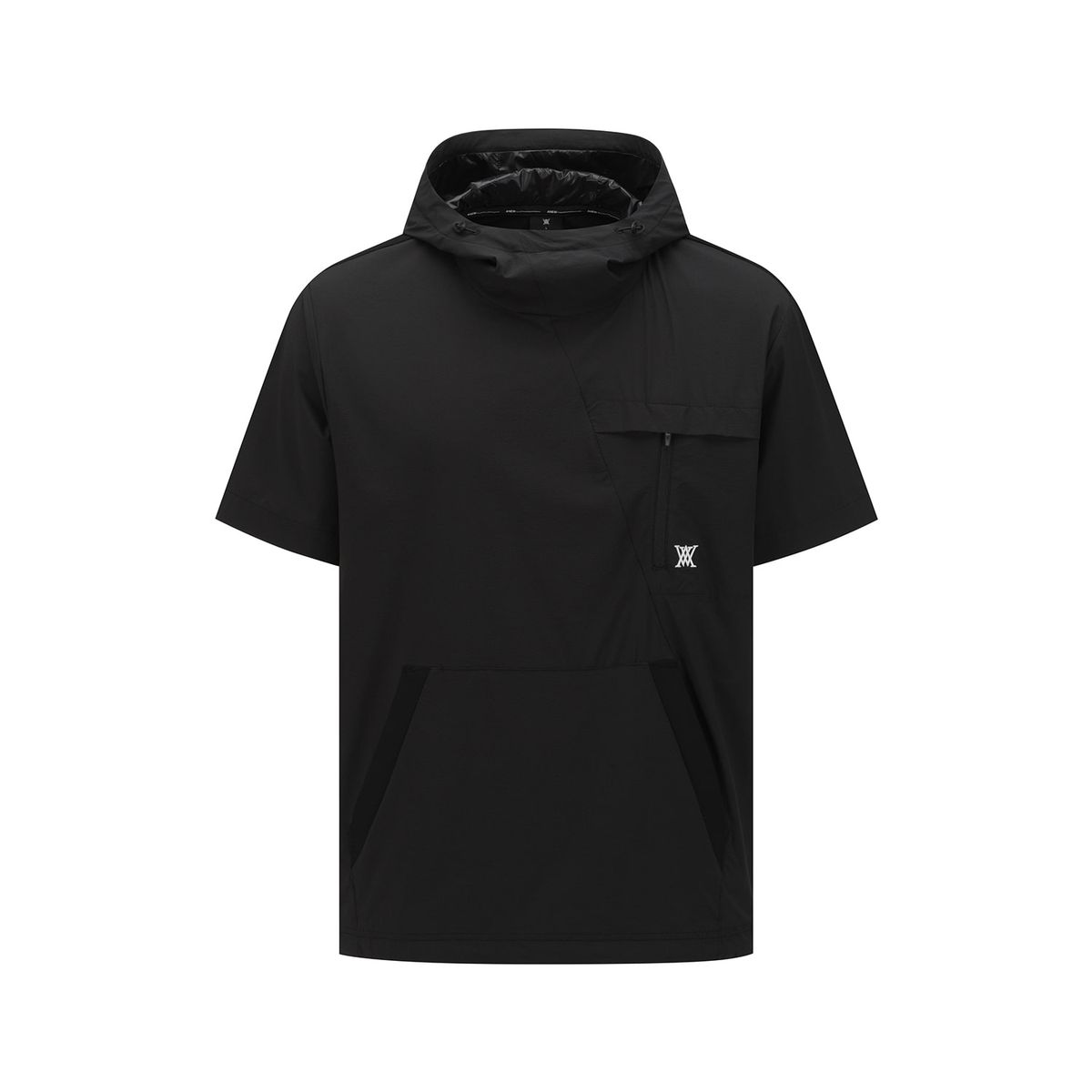 어뉴골프(ANEW GOLF) MEN HOODED T-SHIRT_BK