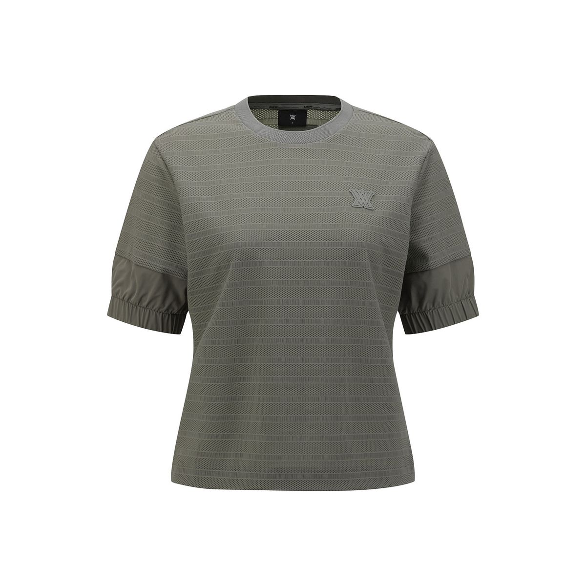 어뉴골프(ANEW GOLF) WOMEN VOLUME ROUND T-SHIRT_KH