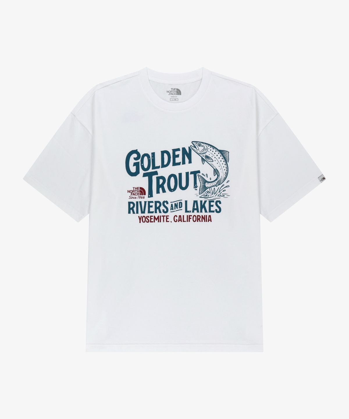 노스페이스(THE NORTH FACE) NT7US28J 레이크 반팔 티 WHITE