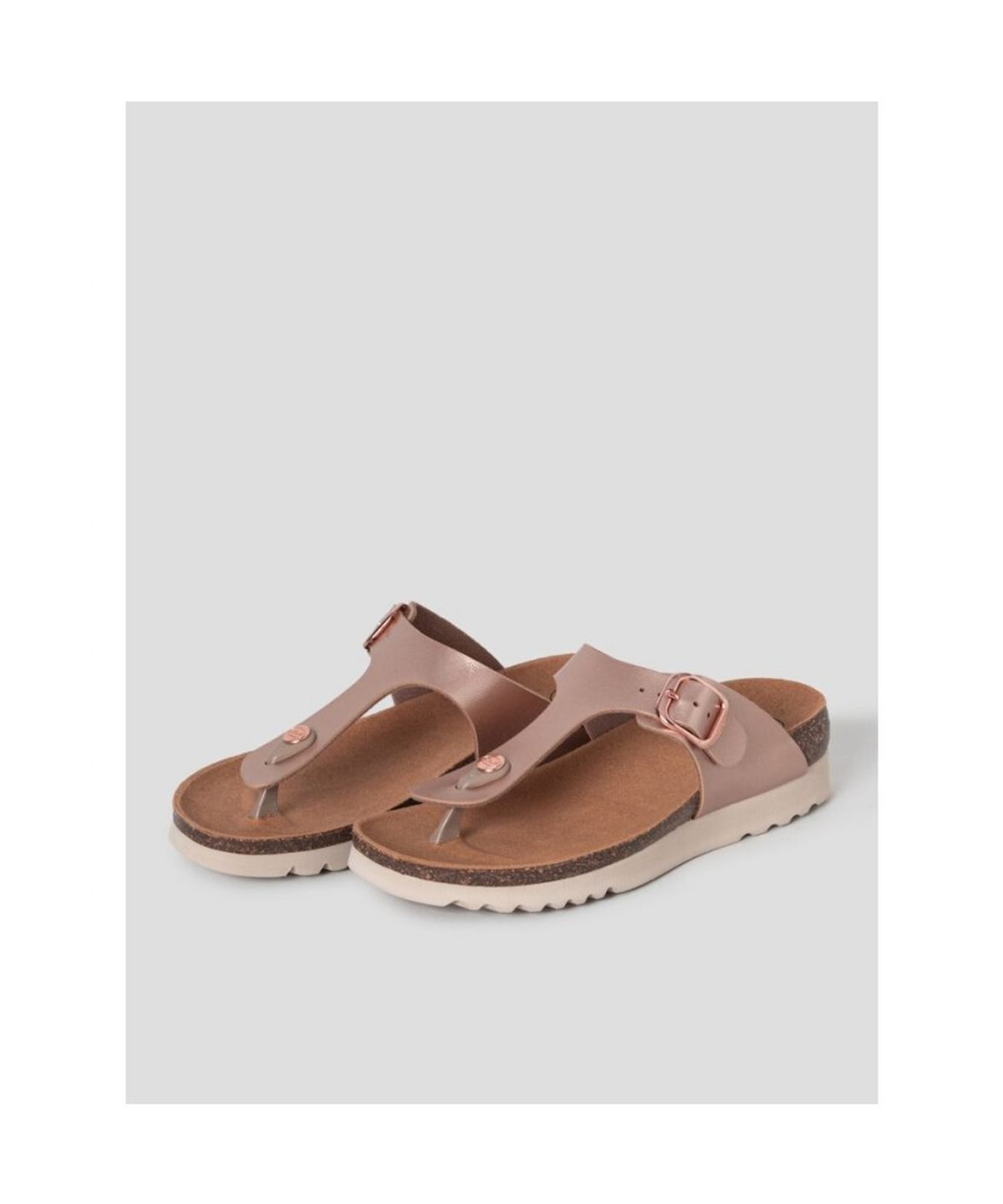 숄(SCHOLL) (WOMEN) 플립플랍 코르크 샌들 - 핑크 (HH64K2C31X)