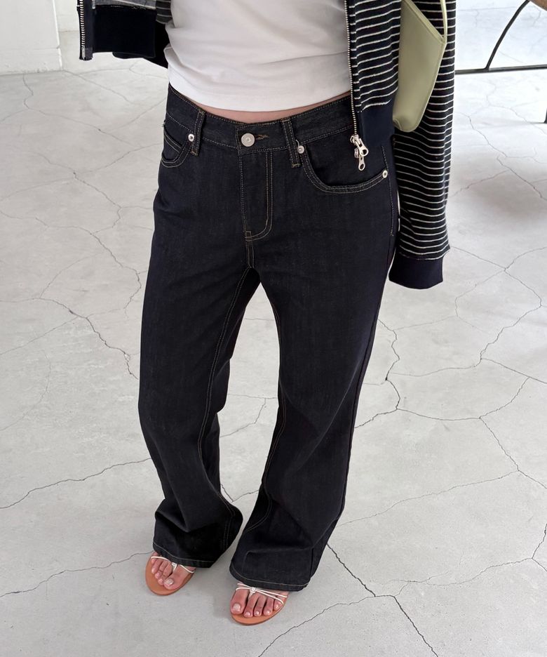 Elloy Low-rise Jean_Nonfade indigo