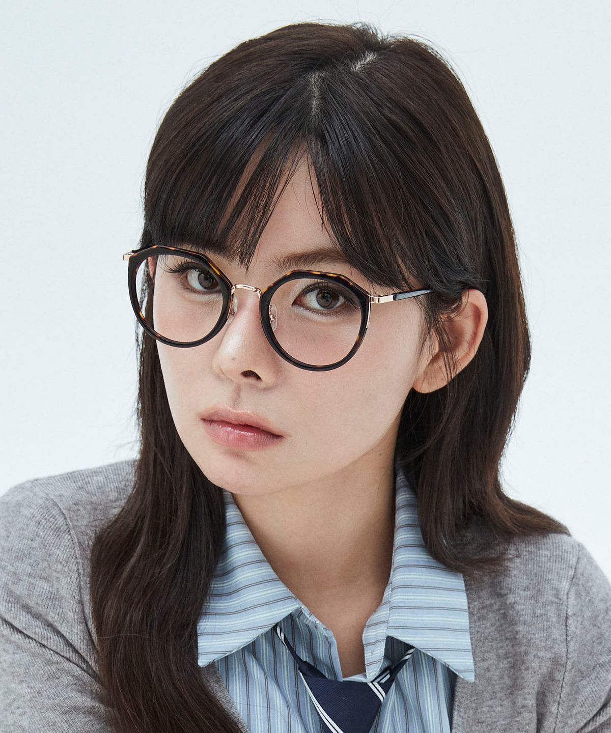 알로아이웨어(ALO EYEWEAR) [SILVERBITE] SBG9603 1824G 마가렛 솔텍스 톨토이즈 안경테 블루라이트 렌즈 선택
