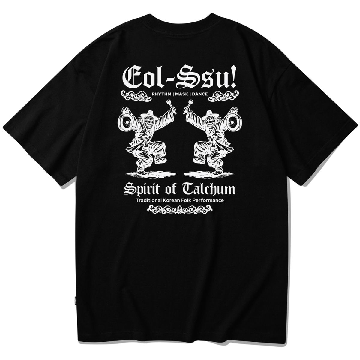 스플래시코드(SPLASHCODE) 반팔 티셔츠 블랙 - 얼쑤(Eol Ssu)