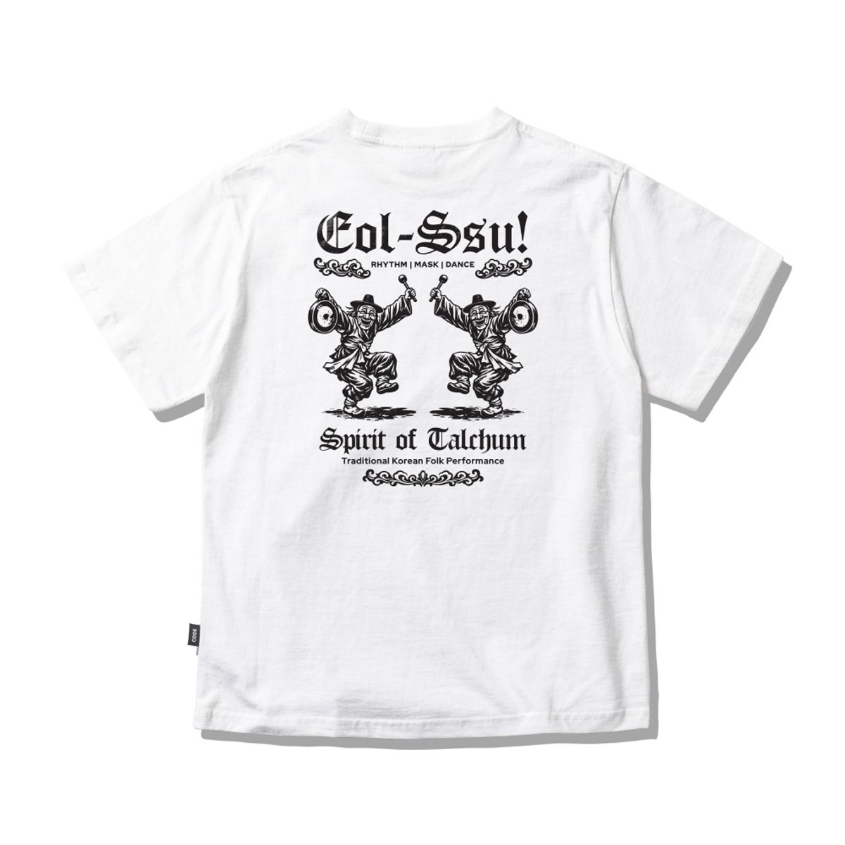 스플래시코드 키즈(SPLASHCODE KIDS) 키즈 반팔 티셔츠 화이트 - 얼쑤(Eol Ssu)
