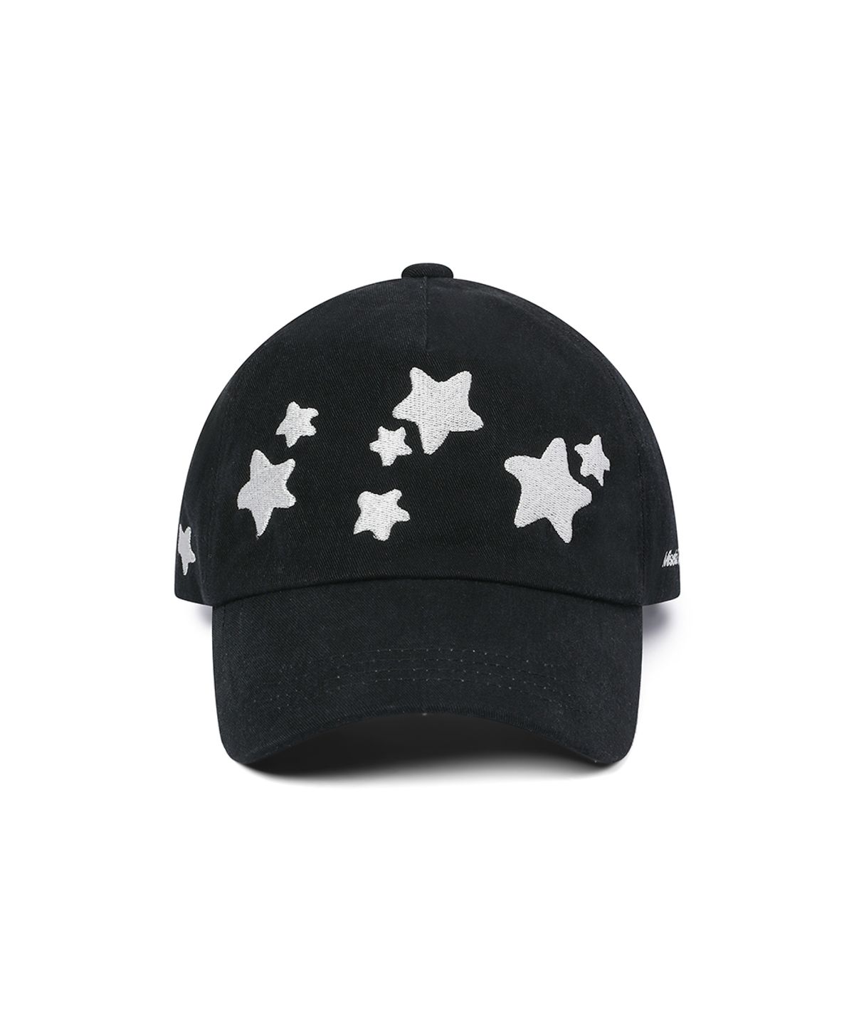 미세키서울(MISEKI SEOUL) Midnight stars logo ball cap BLACK