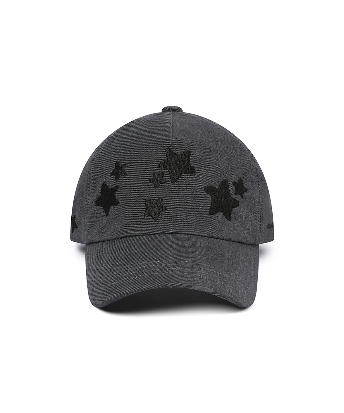 미세키서울(MISEKI SEOUL) Midnight stars logo ball cap CHARCOAL