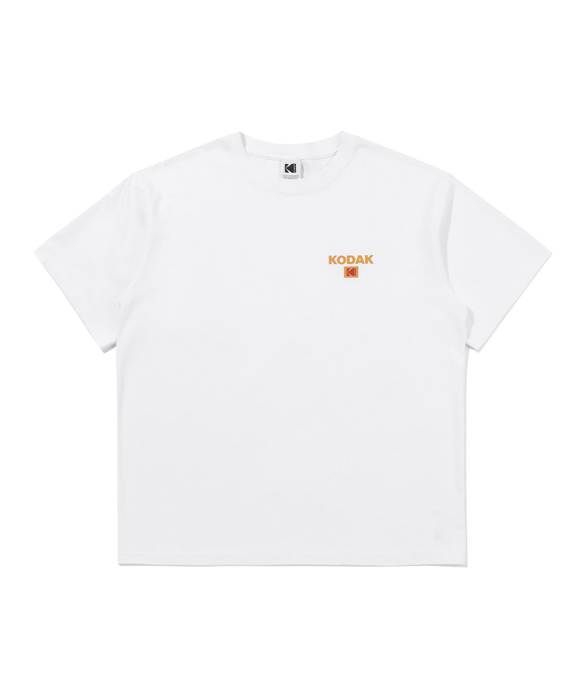 코닥(KODAK) 스몰 로고 반팔 티셔츠 WHITE