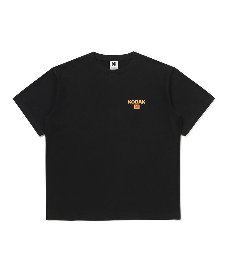 스몰 로고 반팔 티셔츠 BLACK