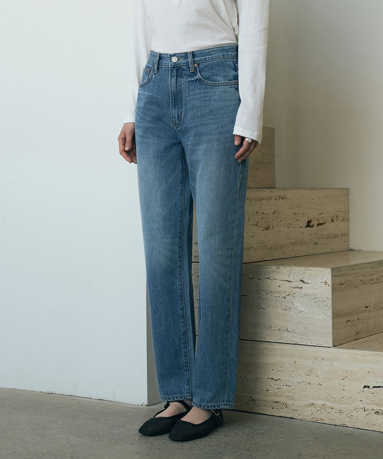 SIJN6116 쿨 워싱 크롭 데님_Medium blue