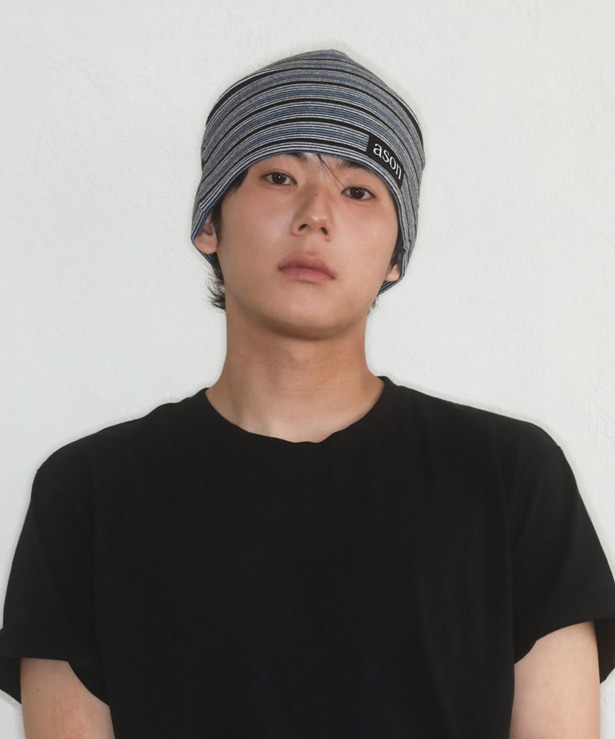 애즈온(ASON) MUL STRIPE BEANIE