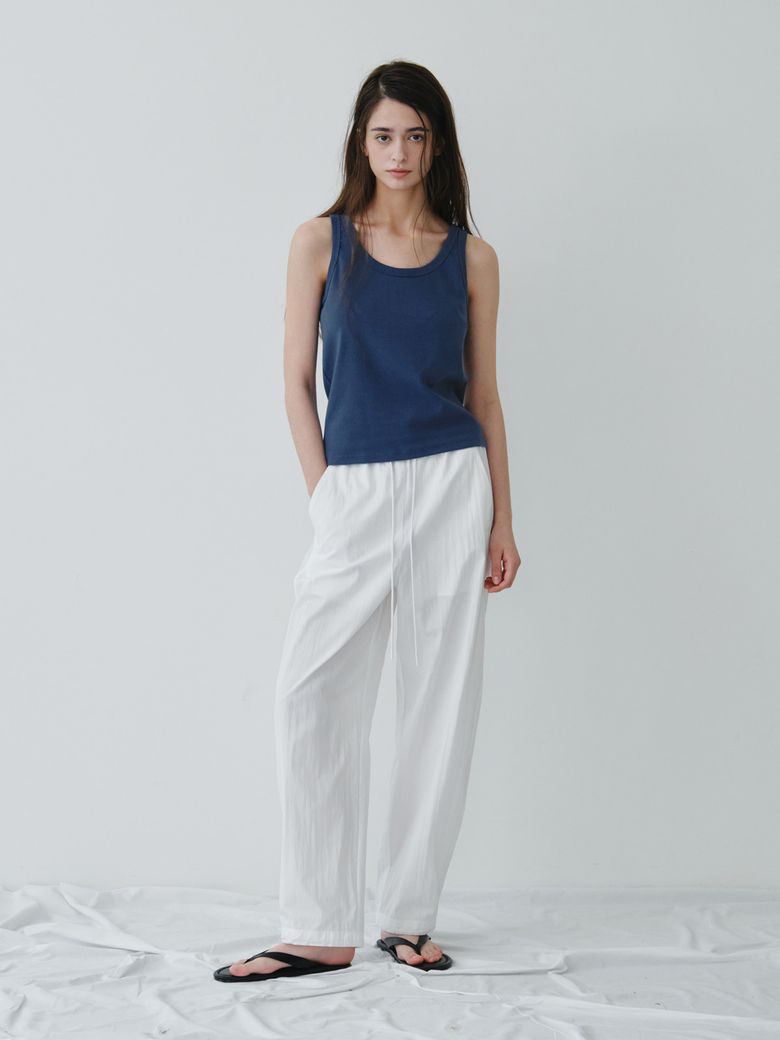 COTTON STRING PANTS_OFF WHITE