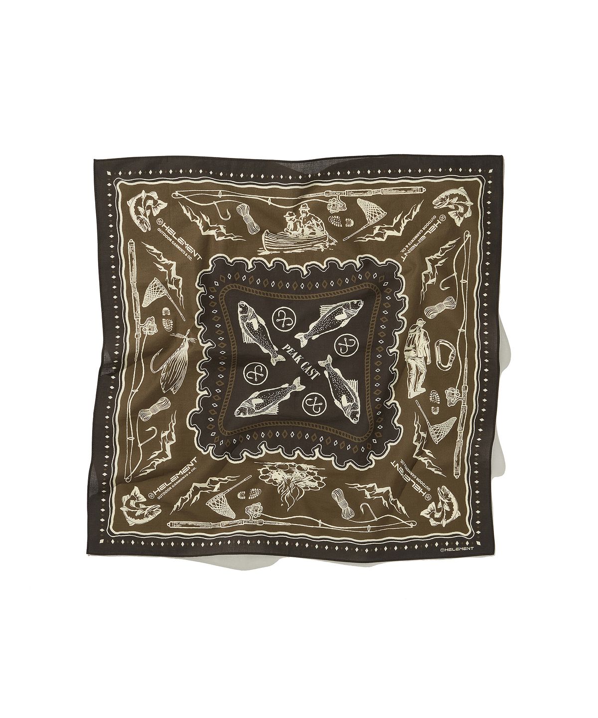 힐리먼트(HELEMENT) 아웃도어 필드 반다나 (KHAKI)